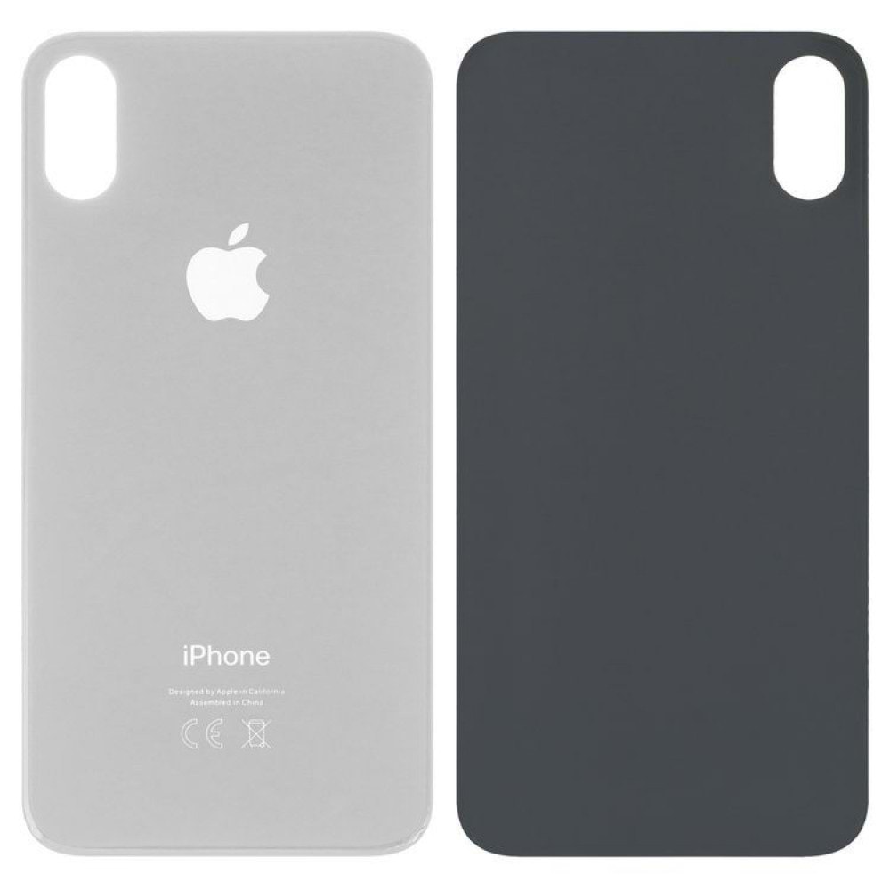 İPHONE XS ARKA KAPAK BEYAZ LAZER KESİM