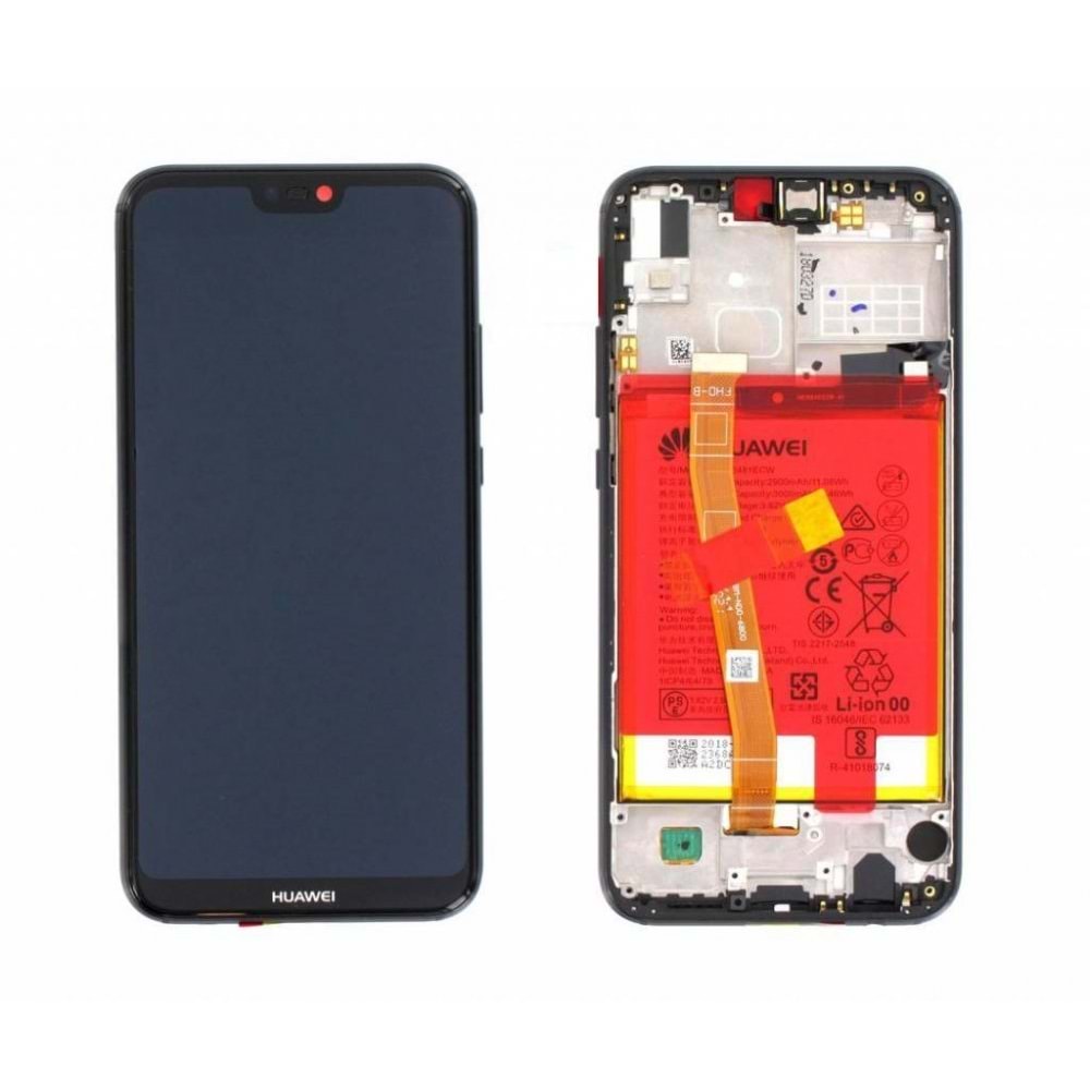 HUAWEİ P20 LİTE LCD ÇITALI SİYAH ORİJİNAL