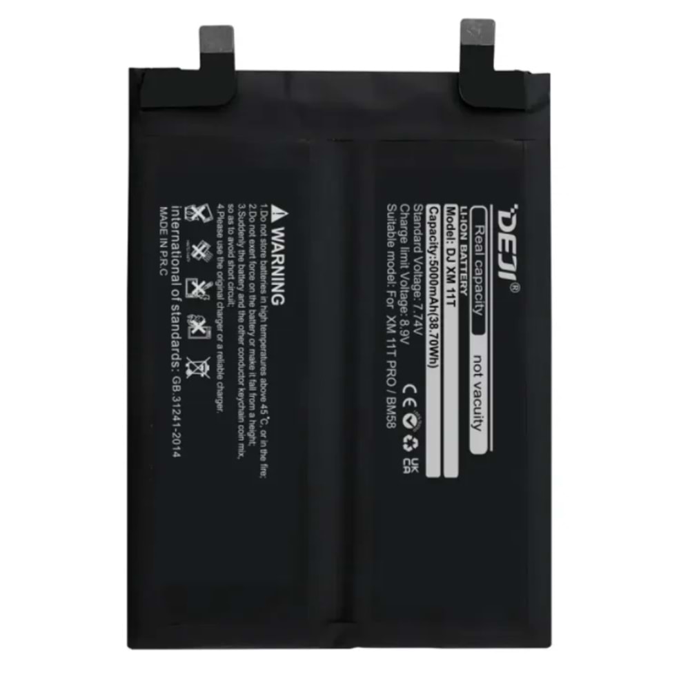 XİAOMİ Mİ 11T PRO BATARYA DEJİ BM58