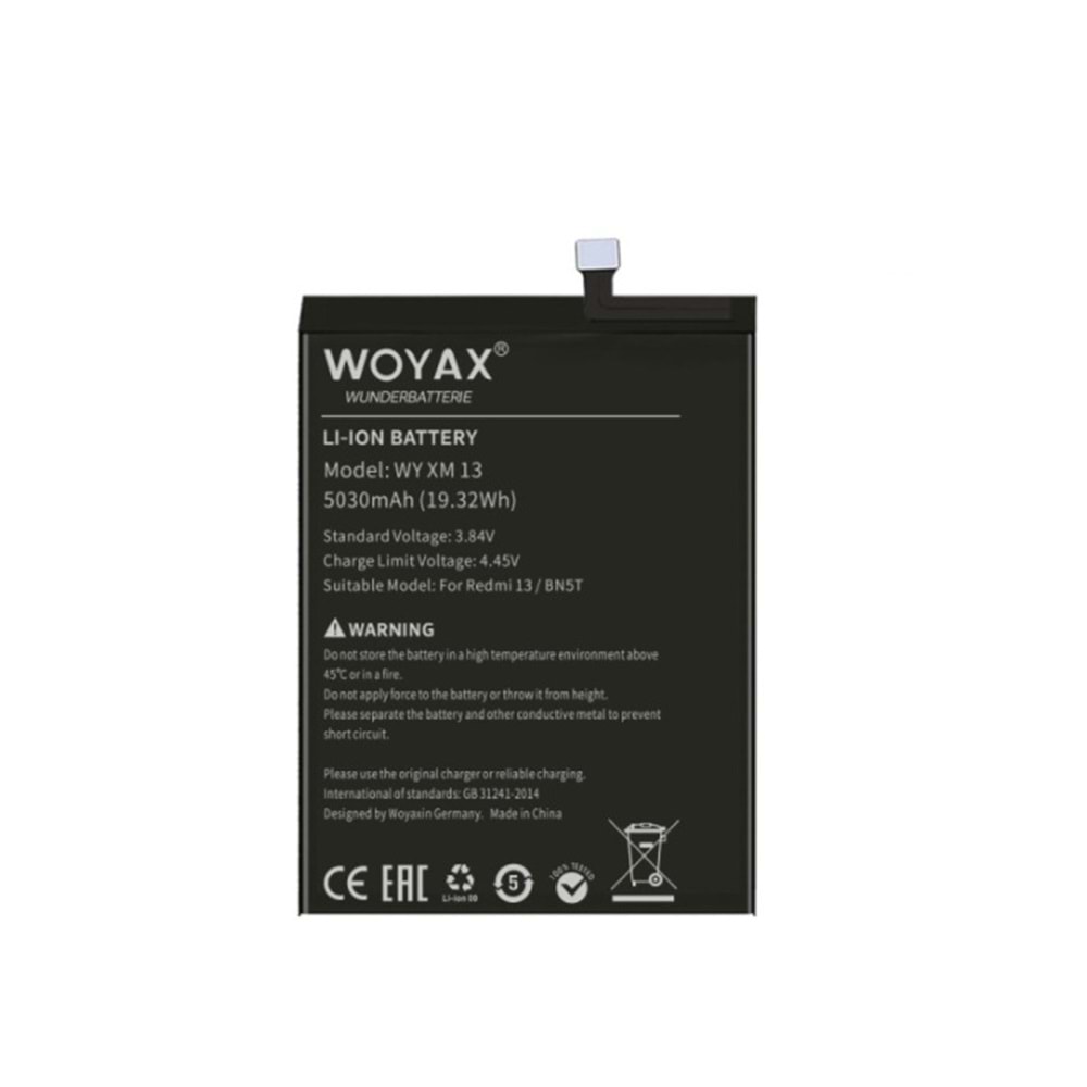 REDMİ 13 BATARYA DEJİ BN5T