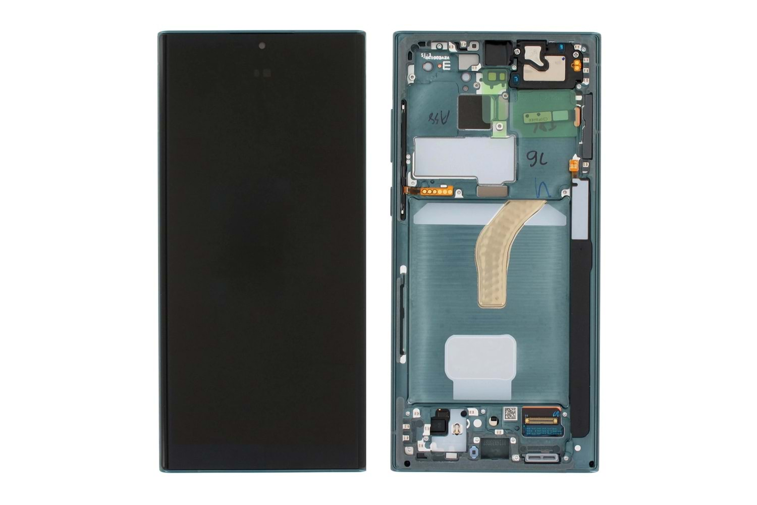 SAMSUNG S22 ULTRA LCD SERVİS YEŞİL (SM-S908B)