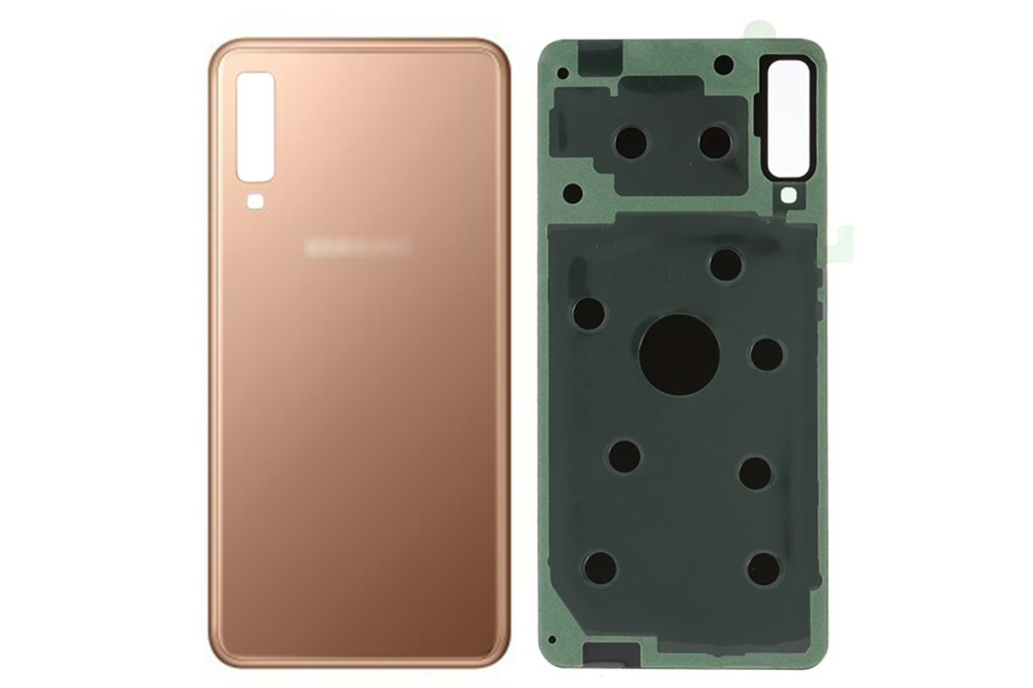 SAMSUNG A7 2018 ARKA KAPAK GOLD