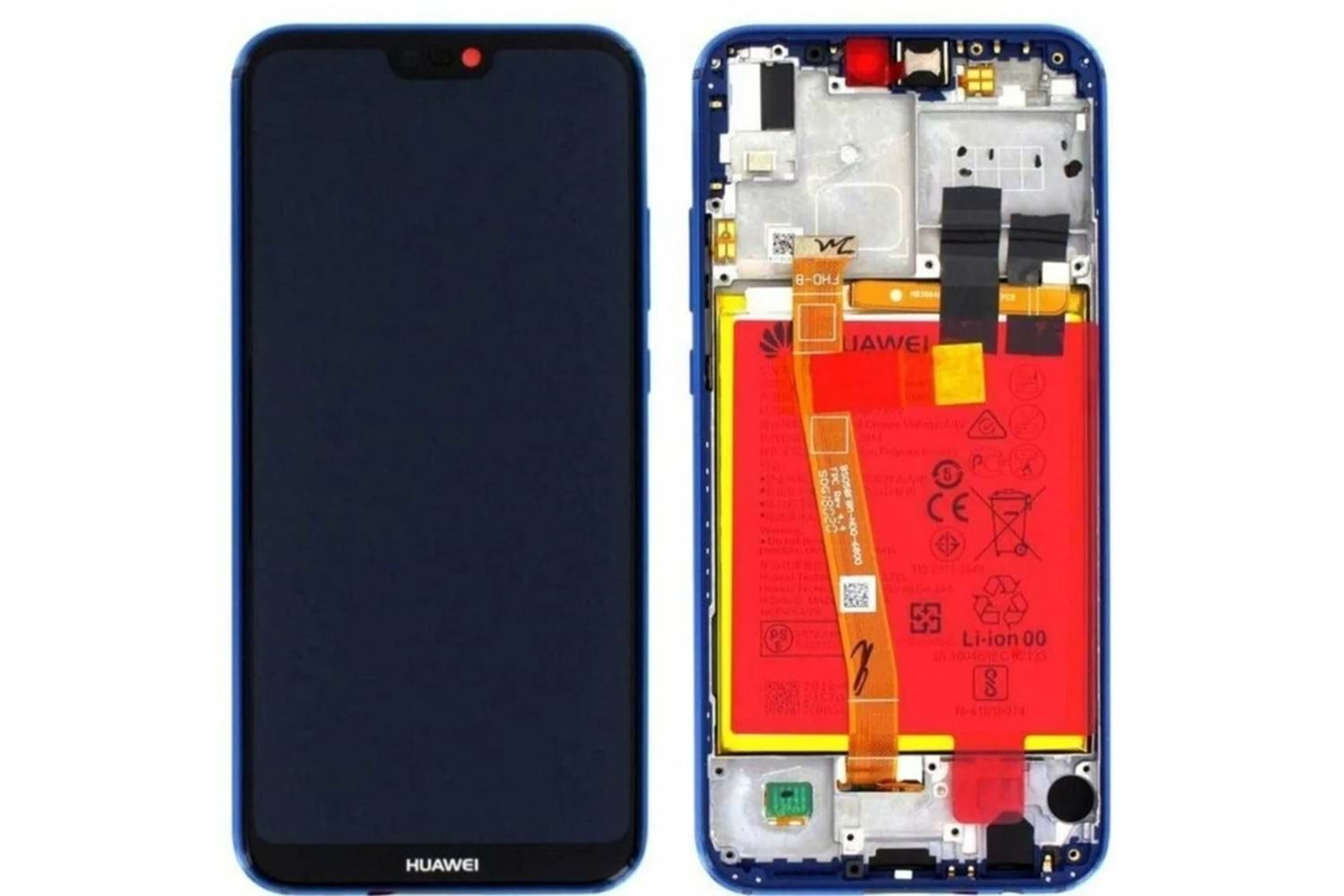 HUAWEİ P20 LİTE LCD ÇITALI MAVİ ORİJİNAL