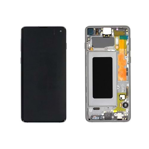 SAMSUNG S10 LCD SİYAH SERVİS (SM-G973F)