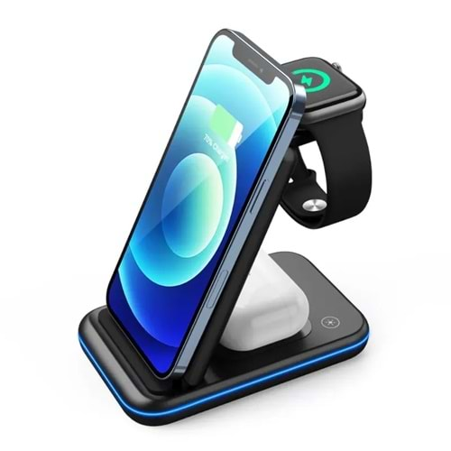 WOYAX 3 İN 1 WİRİLESS FOLDABLE DOCK (WY-04)