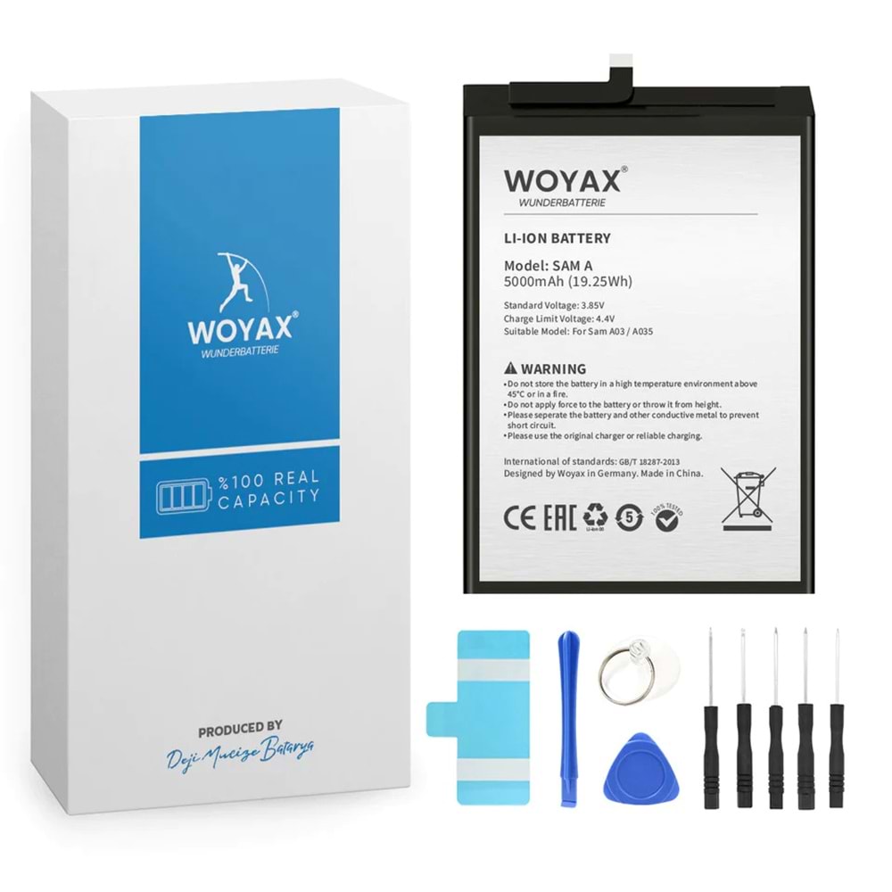 SAMSUNG A03 BATARYA - SAMSUNG A03S BATARYA WOYAX