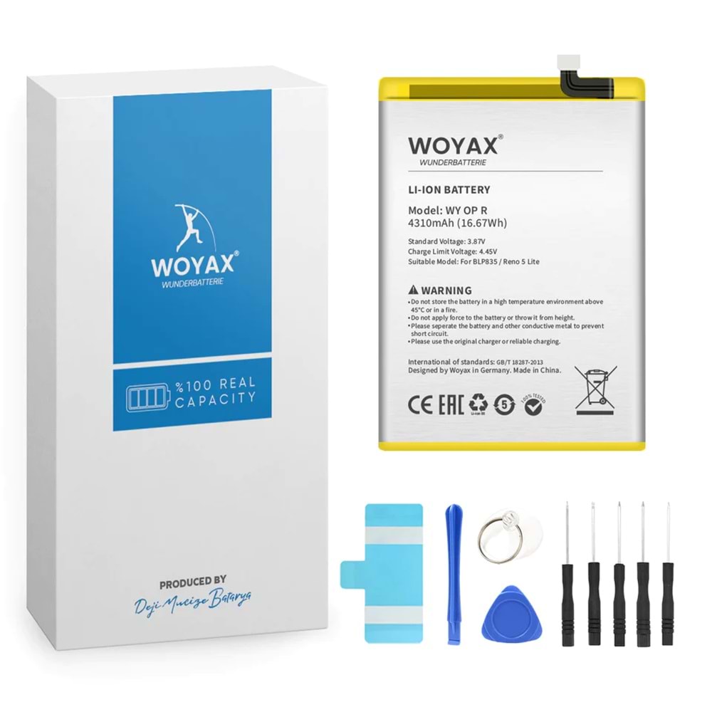 OPPO RENO 5 LİTE BATARYA WOYAX (BLP835)